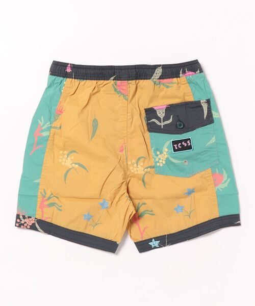TCSS（ティーシーエスエス）の「BOARD SHORTS/Critical Slide(クリティカルスライド)TCSS総柄フラワープリントウエストゴムスイムボードショーツ サーフトランクス【水着】（水着・メンズ・その他1・30inch/32inch/34inch/28inch）」の3枚目の写真