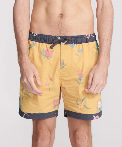 TCSS（ティーシーエスエス）の「BOARD SHORTS/Critical Slide(クリティカルスライド)TCSS総柄フラワープリントウエストゴムスイムボードショーツ サーフトランクス【水着】（水着・メンズ・その他1・30inch/32inch/34inch/28inch）」の2枚目の写真