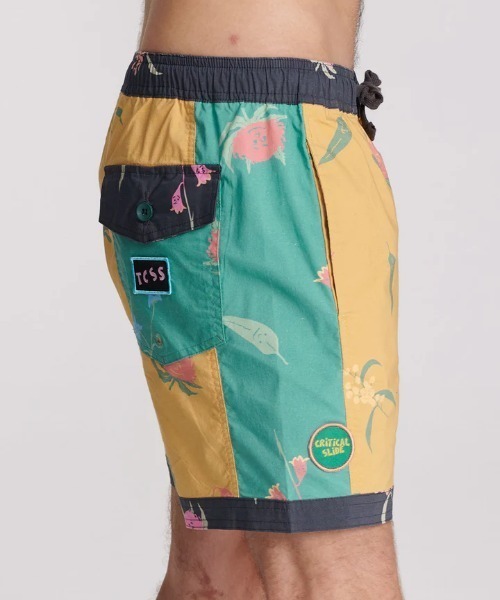 TCSS（ティーシーエスエス）の「BOARD SHORTS/Critical Slide(クリティカルスライド)TCSS総柄フラワープリントウエストゴムスイムボードショーツ サーフトランクス【水着】（水着・メンズ・その他1・30inch/32inch/34inch/28inch）」の5枚目の写真