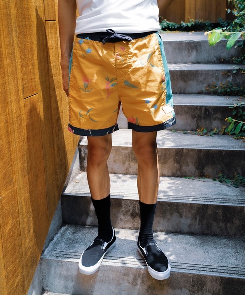 TCSS（ティーシーエスエス）の「BOARD SHORTS/Critical Slide(クリティカルスライド)TCSS総柄フラワープリントウエストゴムスイムボードショーツ サーフトランクス【水着】（水着・メンズ・その他1・30inch/32inch/34inch/28inch）」の9枚目の写真