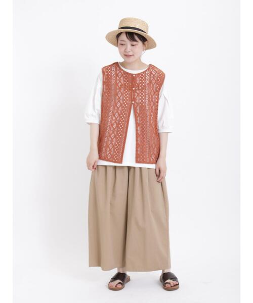 Samansa Mos2(サマンサ モスモス)の「サムリングクロスサンダル(サンダル・レディース・ブラック/ブラウン/オフホワイト・L/M)」の4枚目の写真