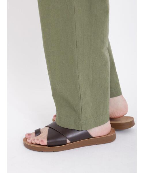 Samansa Mos2(サマンサ モスモス)の「サムリングクロスサンダル(サンダル・レディース・ブラック/ブラウン/オフホワイト・L/M)」の15枚目の写真