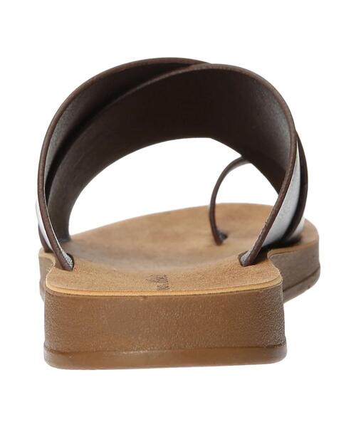 Samansa Mos2(サマンサ モスモス)の「サムリングクロスサンダル(サンダル・レディース・ブラック/ブラウン/オフホワイト・L/M)」の11枚目の写真