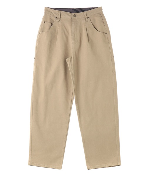 ROXY(ロキシー)の「PAINTER PANTS/ロキシーワイドパンツ(その他パンツ・レディース・ブラック/グリーン/ベージュ・MEDIUM/LARGE)」の1枚目の写真