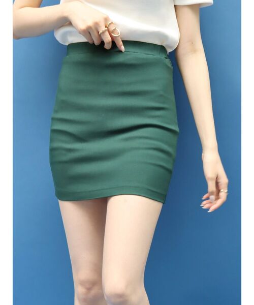 EVRIS（エヴリス）の「インナーストレッチタイトミニスカート（スカート・レディース・ホワイト/グリーン/ブラック・FREE）」の13枚目の写真