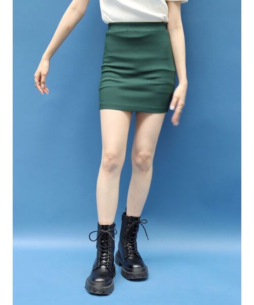 EVRIS（エヴリス）の「インナーストレッチタイトミニスカート（スカート・レディース・ホワイト/グリーン/ブラック・FREE）」の16枚目の写真