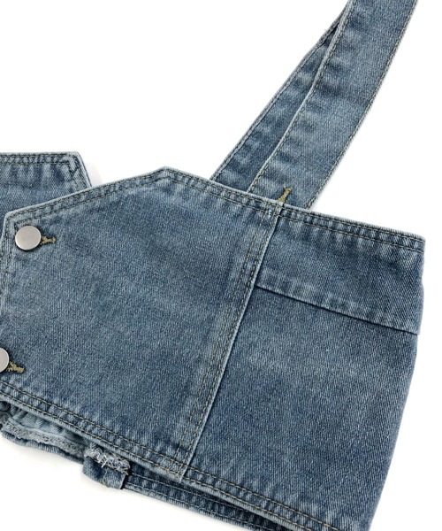 SHEENA（シーナ）の「【デニムセットアップ】デニムビスチェ×デニムパンツ2点セット（セットアップ・レディース・ブルー・M/S）」の17枚目の写真