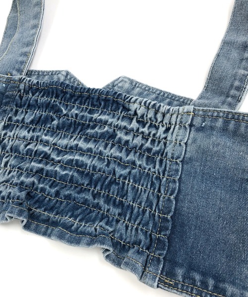 SHEENA（シーナ）の「【デニムセットアップ】デニムビスチェ×デニムパンツ2点セット（セットアップ・レディース・ブルー・M/S）」の18枚目の写真