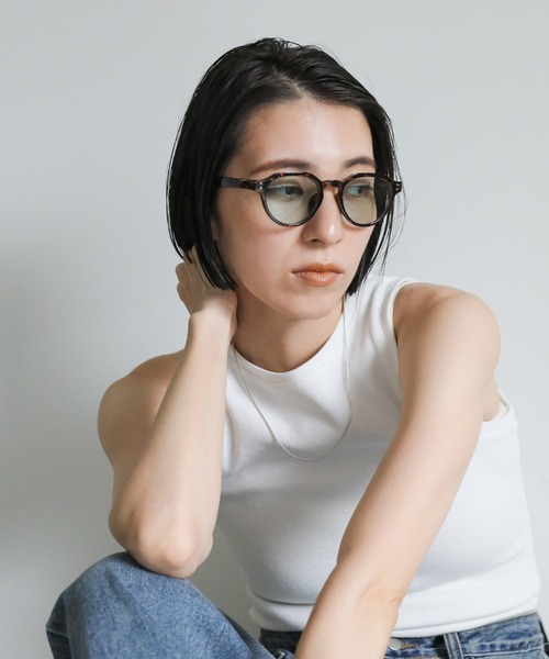 select MOCA（セレクトモカ）の「ボストンUVカットサングラス（サングラス・レディース・ブラウン/ブラック・FREE）」の21枚目の写真