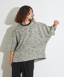 tk.TAKEO KIKUCHI | ツィードジャガード ムササビドルマンカットソー(Tシャツ/カットソー)