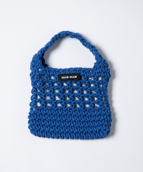 GAB GAB（ガブガブ）の「メッシュミニバッグ（ハンドバッグ・レディース・ピンク/ブラック/ブルー・FREE）」の2枚目の写真
