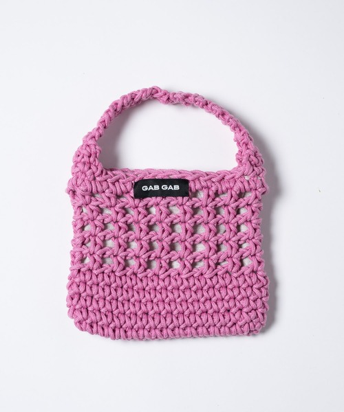 GAB GAB（ガブガブ）の「メッシュミニバッグ（ハンドバッグ・レディース・ピンク/ブラック/ブルー・FREE）」の7枚目の写真