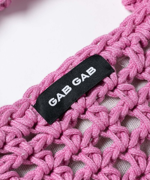 GAB GAB（ガブガブ）の「メッシュミニバッグ（ハンドバッグ・レディース・ピンク/ブラック/ブルー・FREE）」の8枚目の写真