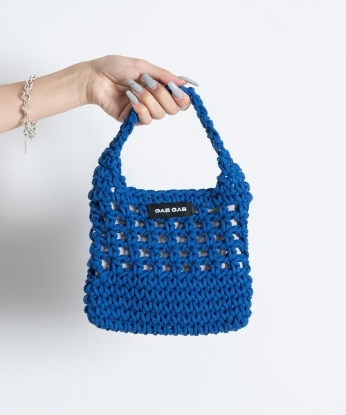 GAB GAB（ガブガブ）の「メッシュミニバッグ（ハンドバッグ・レディース・ピンク/ブラック/ブルー・FREE）」の10枚目の写真