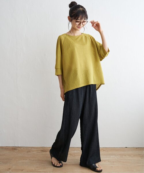 LBC（エルビーシー）の「エアプリーツイージーパンツ（その他パンツ・レディース・ベージュ/ブラック/グリーン系その他・M/L）」の7枚目の写真