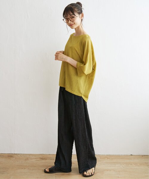 LBC（エルビーシー）の「エアプリーツイージーパンツ（その他パンツ・レディース・ベージュ/ブラック/グリーン系その他・M/L）」の8枚目の写真