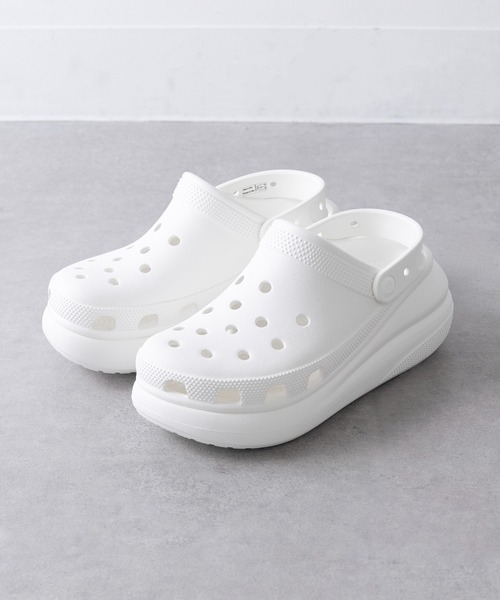 crocs(クロックス)の「【Crocs】Classic Crush Clog クラシッククラッシュクロッグ 厚底(サンダル・レディース・ホワイト/ベージュ/ブラック/ピンク/ミント・23cm/25/22cm/24cm/25cm)」の10枚目の写真