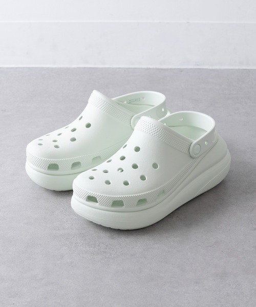 crocs(クロックス)の「【Crocs】Classic Crush Clog クラシッククラッシュクロッグ 厚底(サンダル・レディース・ホワイト/ベージュ/ブラック/ピンク/ミント・23cm/25/22cm/24cm/25cm)」の22枚目の写真