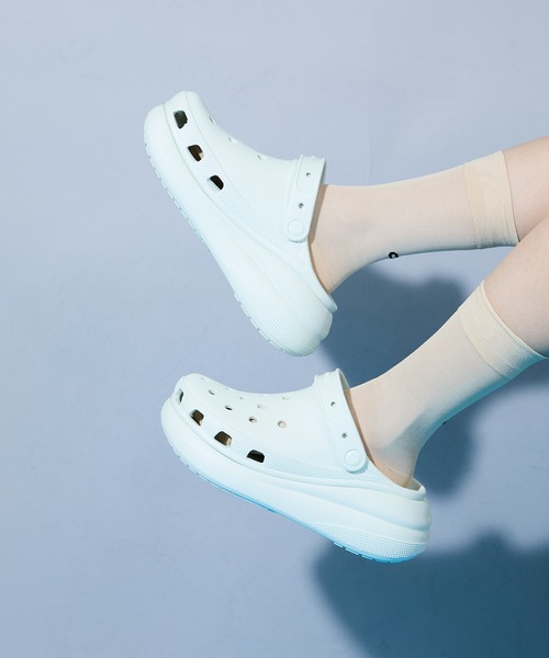 crocs(クロックス)の「【Crocs】Classic Crush Clog クラシッククラッシュクロッグ 厚底(サンダル・レディース・ホワイト/ベージュ/ブラック/ピンク/ミント・23cm/25/22cm/24cm/25cm)」の20枚目の写真