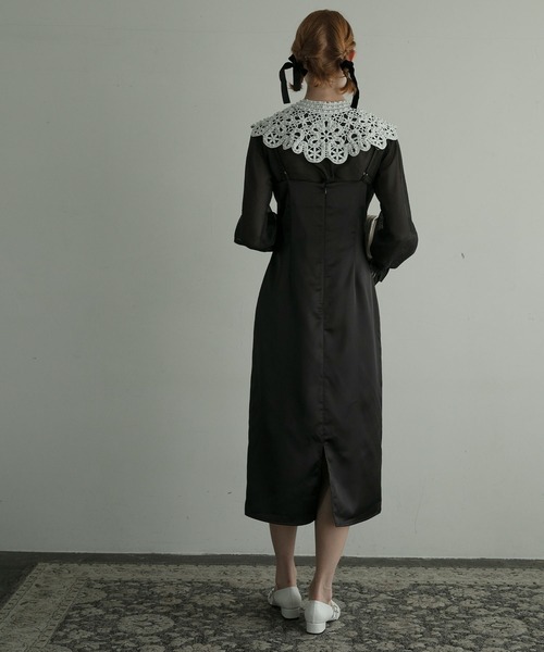 BONLECILL noir オケージョンドレス　パールつけ襟セット BONLECILL noir ネックレス 「BONLECILL noir」パールつけ襟ネックレス