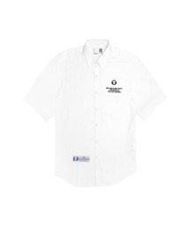 A BATHING APE アベイシングエイプ ホワイトシャツ サイズＬ A BATHING APE｜ア ベイシング エイプのトップス（ホワイト/白色