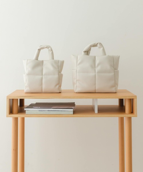 RODE SKO（ロデスコ）の「プチキルティングトートバッグ（トートバッグ・レディース・ブラック/アイボリー/イエロー系その他・ONE）」の15枚目の写真