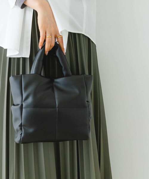 RODE SKO（ロデスコ）の「プチキルティングトートバッグ（トートバッグ・レディース・ブラック/アイボリー/イエロー系その他・ONE）」の20枚目の写真