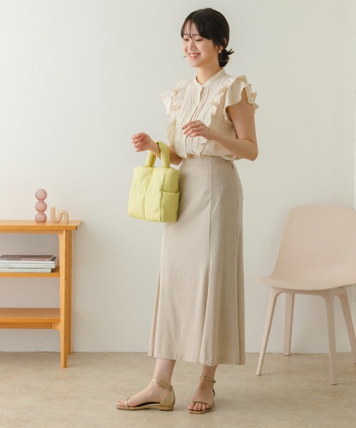 RODE SKO（ロデスコ）の「プチキルティングトートバッグ（トートバッグ・レディース・ブラック/アイボリー/イエロー系その他・ONE）」の4枚目の写真