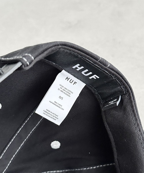 HUF（ハフ）の「HUF(ハフ)/トリプルトライアングルロゴ刺繍 スナップバック キャップ/HUF SET TT SNAPBACK（キャップ・メンズ・オリーブ/ネイビー/ライトブラウン/ブラック・FREE）」の12枚目の写真