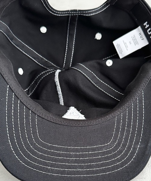 HUF（ハフ）の「HUF(ハフ)/トリプルトライアングルロゴ刺繍 スナップバック キャップ/HUF SET TT SNAPBACK（キャップ・メンズ・オリーブ/ネイビー/ライトブラウン/ブラック・FREE）」の14枚目の写真