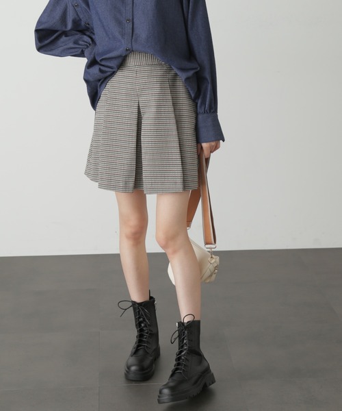 FREE'S MART（フリーズマート）の「◆タックキュロットパンツ（その他パンツ・レディース・ブラック/ベージュ系その他/ベージュ/モカ・SMALL/MEDIUM）」の5枚目の写真