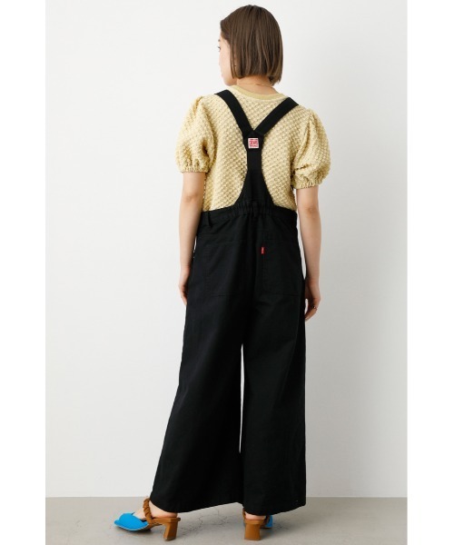 RODEO CROWNS WIDE BOWL（ロデオクラウンズワイドボウル）の「カシュクールルーズサロペット（つなぎ/オールインワン・レディース・ブルー/ブラウン/ブラック・FREE）」の8枚目の写真