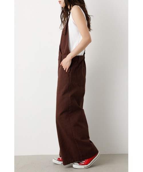 RODEO CROWNS WIDE BOWL（ロデオクラウンズワイドボウル）の「カシュクールルーズサロペット（つなぎ/オールインワン・レディース・ブルー/ブラウン/ブラック・FREE）」の17枚目の写真