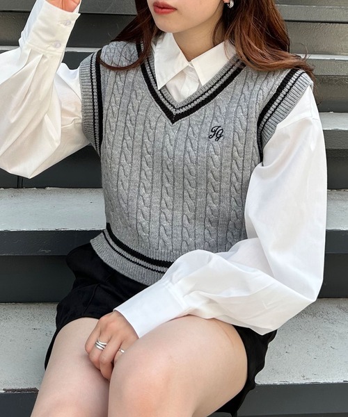 evelyn シャツベストニット 新品 シャツベストニット｜evelyn（エブリン）公式通販サイト