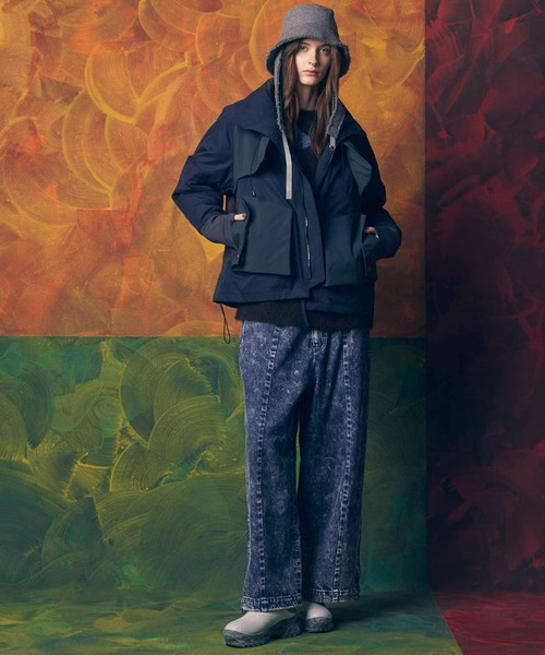 MAISON SPECIAL(メゾンスペシャル)の「《UNISEX》11oz Chemical Over-Dye Denim Wide Pants/11オンスケミカルオーバーダイデニムワイドパンツ【MAISON SPECIAL/メゾンスペシャル】■セットアップ対応■(デニムパンツ・メンズ・ブルー/ブラック・0/1/2)」の7枚目の写真