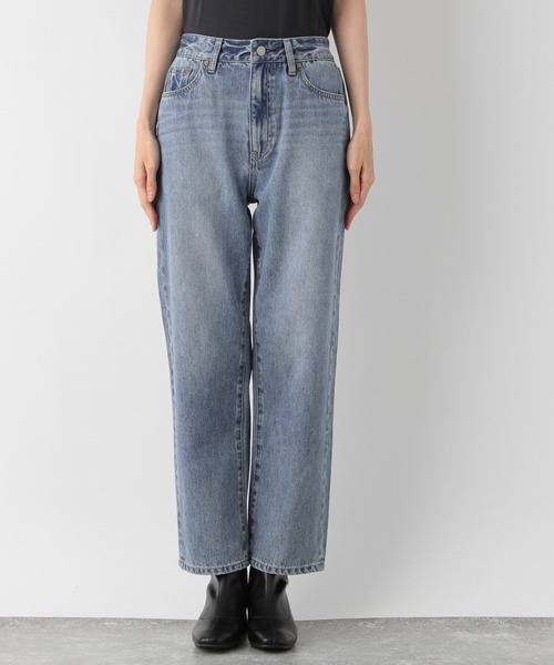 GLOBAL WORK(グローバルワーク)の「GOODデニムストレートパンツ/909510(デニムパンツ・レディース・ライトブルー/ネイビー/ブルー/ブルー系その他5/ブラック/ブルー系その他6/スカイブルー・SMALL/MEDIUM/LARGE/X-SMALL)」の11枚目の写真