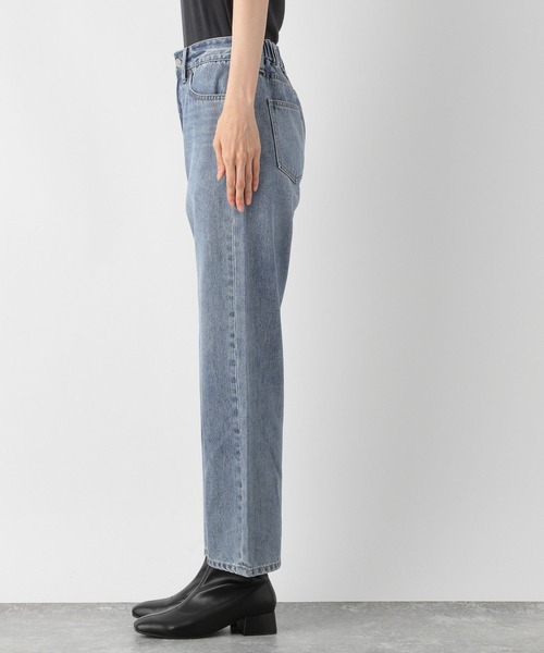 GLOBAL WORK(グローバルワーク)の「GOODデニムストレートパンツ/909510(デニムパンツ・レディース・ライトブルー/ネイビー/ブルー/ブルー系その他5/ブラック/ブルー系その他6/スカイブルー・SMALL/MEDIUM/LARGE/X-SMALL)」の12枚目の写真