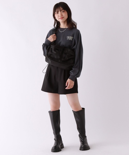 repipi armario(レピピ アルマリオ)の「サイドラインショートスウェット(スウェット・キッズ・グレー/チャコールグレー/アイボリー/ホワイト・SMALL/MEDIUM/LARGE)」の7枚目の写真