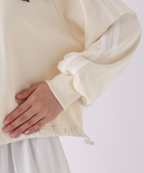 repipi armario(レピピ アルマリオ)の「サイドラインショートスウェット(スウェット・キッズ・グレー/チャコールグレー/アイボリー/ホワイト・SMALL/MEDIUM/LARGE)」の13枚目の写真