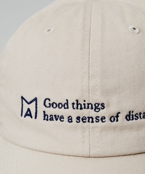 Firsthand（ファーストハンド）の「MA Firsthand/マ ファーストハンド MA LOGO CAP / ロゴキャップ（キャップ・メンズ・ベージュ/ネイビー/ブラック・FREE）」の5枚目の写真