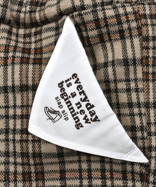 SLAP SLIP(スラップスリップ)の「【お揃い】チェック柄ジャガードパンツ(80~120cm)(その他パンツ・キッズ・ブラック系その他/ブルー系その他2/ベージュ系その他・120cm/80cm/100cm/90cm/110cm)」の16枚目の写真