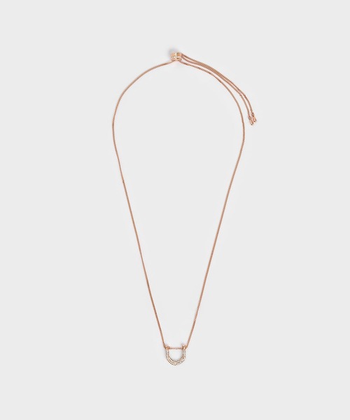 CHARLES & KEITH（チャールズ & キース）の「Gabine ガビーヌ スワロフスキークリスタルネックレス（ネックレス・レディース・シルバー/ゴールド系その他/ゴールド・FREE）」の12枚目の写真