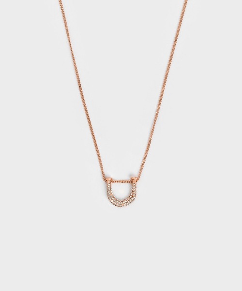 CHARLES & KEITH（チャールズ & キース）の「Gabine ガビーヌ スワロフスキークリスタルネックレス（ネックレス・レディース・シルバー/ゴールド系その他/ゴールド・FREE）」の22枚目の写真