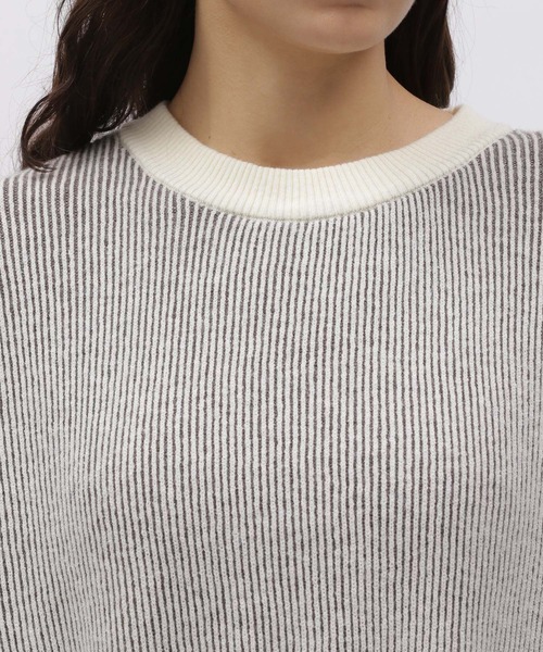 LAKOLE（ラコレ）の「配色アゼプルオーバー / 977356（ニット/セーター・レディース・ブラック/ライトイエロー/ブルー/ベージュ・SMALL/MEDIUM）」の22枚目の写真