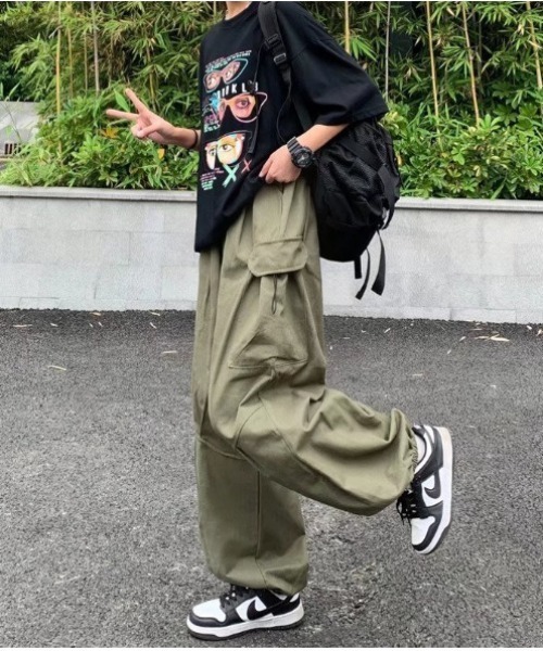 バルーンシルエットカーゴパンツ REBALANCE（リバランス）の「バルーンシルエットカーゴパンツ（カーゴ