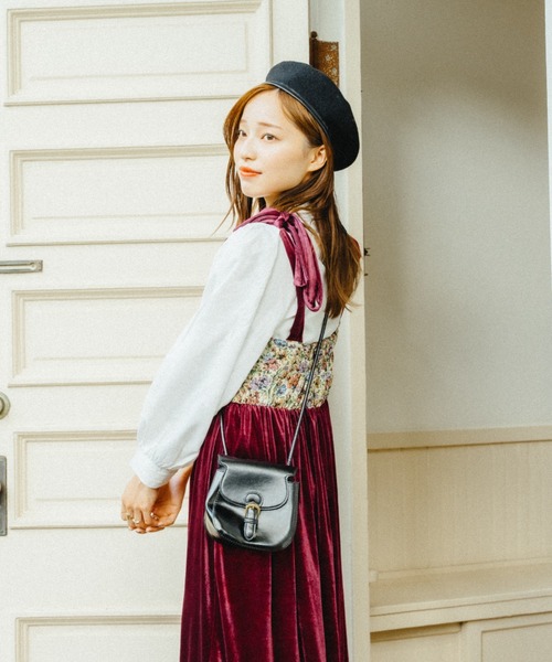 kutir（クティール）の「【クティールとレトロ】ゴブランベロアキャミワンピース（ワンピース・レディース・ブラウン/レッド/ネイビー・MEDIUM/LARGE/SMALL）」の22枚目の写真