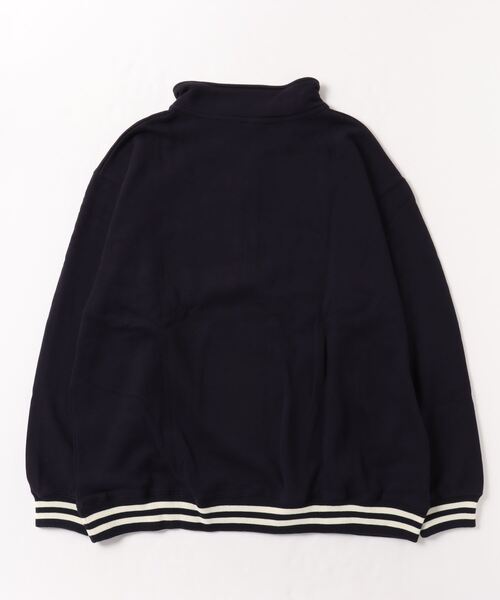 Dickies(ディッキーズ)の「【DICKIES/ディッキーズ】ワンポイント刺繍&ミニワッペンリブラインハーフジップスウェット/プルオーバー/ビッグシルエット/裏起毛(スウェット・メンズ・ホワイト/チャコールグレー/アッシュグレー/ブラック/ネイビー/アイボリー/ダークネイビー・M/L/XL)」の21枚目の写真