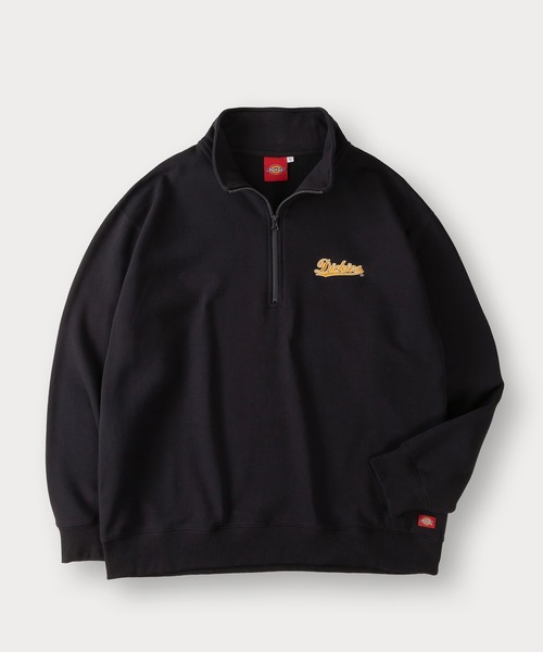 Dickies(ディッキーズ)の「【DICKIES/ディッキーズ】ワンポイント刺繍&ミニワッペンリブラインハーフジップスウェット/プルオーバー/ビッグシルエット/裏起毛(スウェット・メンズ・ホワイト/チャコールグレー/アッシュグレー/ブラック/ネイビー/アイボリー/ダークネイビー・M/L/XL)」の18枚目の写真