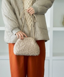 studio CLIP | 口枠ボアショルダー(トートバッグ)