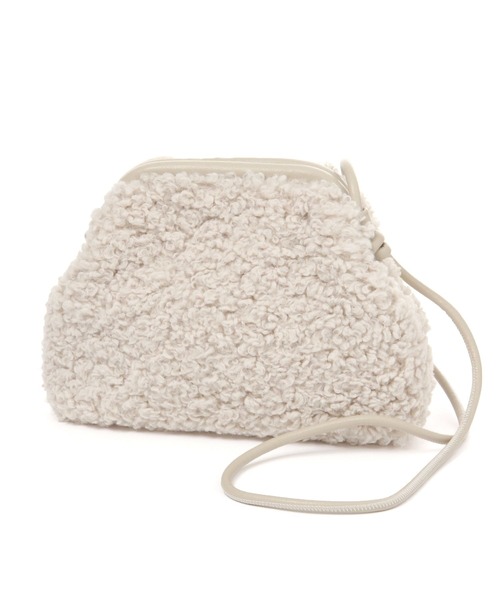 studio CLIP（スタディオクリップ）の「口枠ボアショルダー（トートバッグ・レディース・アイボリー/ブラウン/ブラック・FREE）」の18枚目の写真